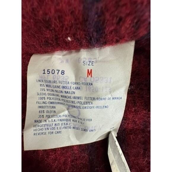 "Woolrich" VNTG Aztec Wool Lined Trench Barn Chore Horses 1883 1923 Coat SZ M - Picture 7 of 16